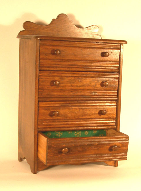 Miniture Pine Chest for Jewelry Box